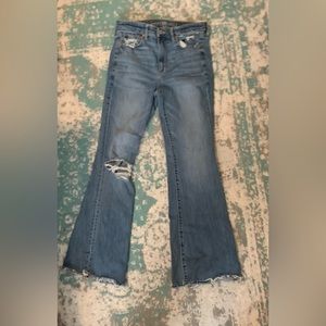 American Eagle Super High Rise Flare Jeans